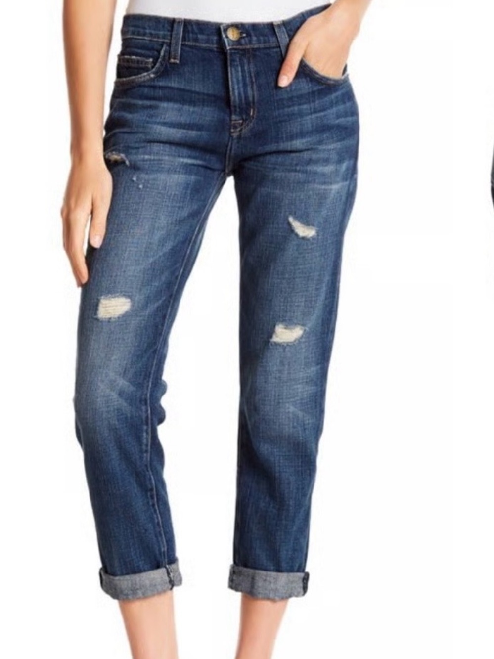 CURRENT/ELLIOTT X BARNEYS NEWYORK The Fling Jean in Gibson Destroy